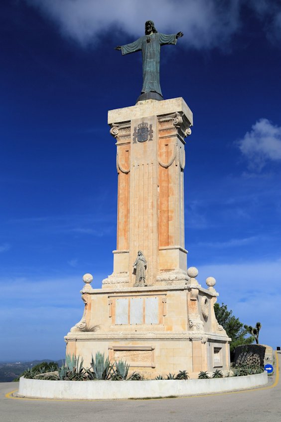 Statue auf dem Monte Torro